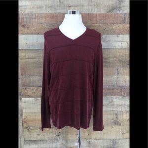NEW Calvin Klein Men’s V-Neck Pullover Sweater‎ Size: XL NWT